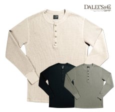 画像1: DALEE'S&CO (ダリーズ＆コー) 30s WAFFLE HENLY THERMAL (1)