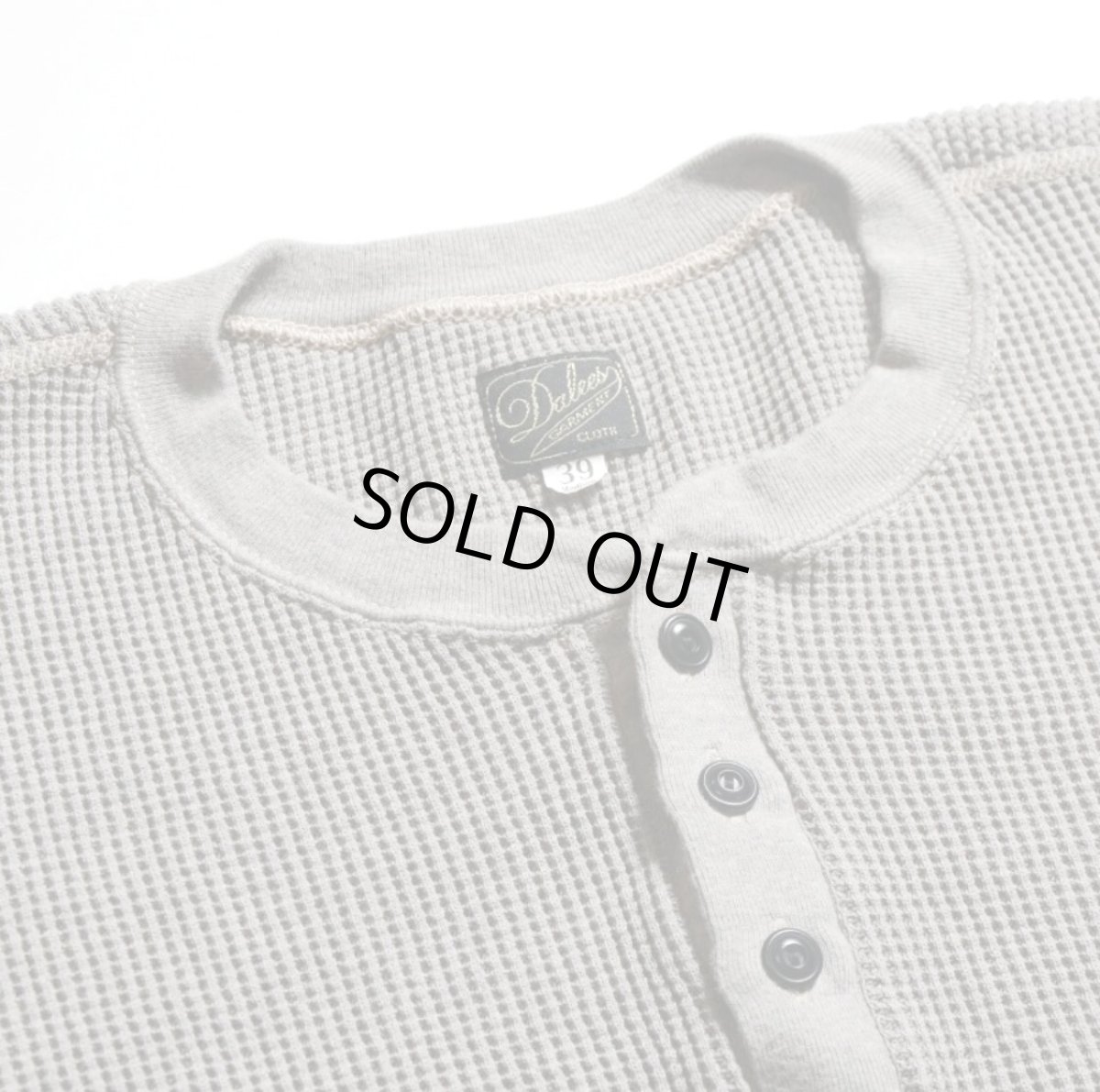 画像5: DALEE'S&CO (ダリーズ＆コー) 30s WAFFLE HENLY THERMAL (5)