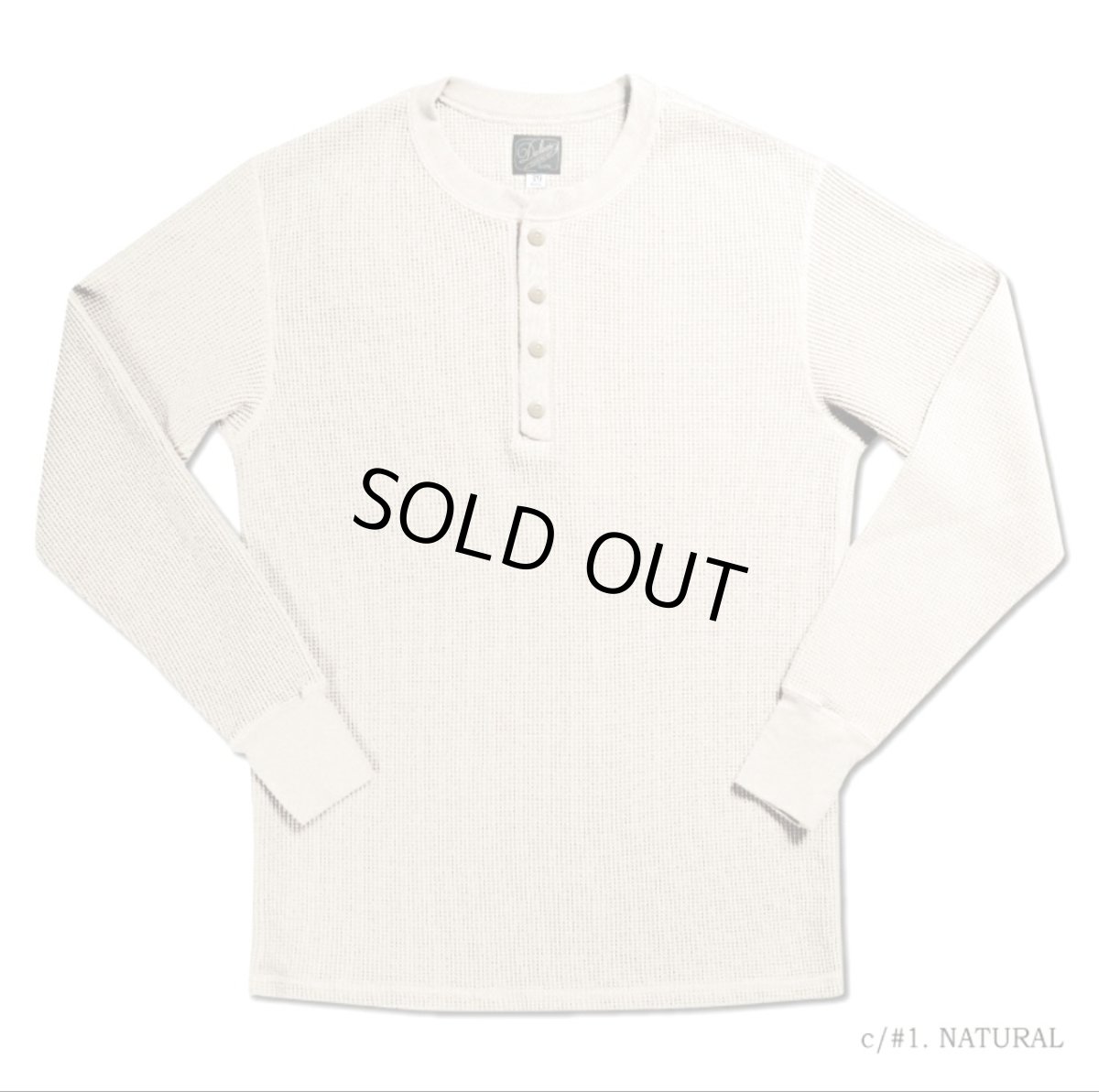 画像2: DALEE'S&CO (ダリーズ＆コー) 30s WAFFLE HENLY THERMAL (2)