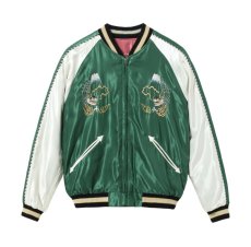 画像2: TAILOR TOYO (テーラー東洋) Mid 1950s Style Acetate Souvenir Jacket “EAGLE & TIGER” × “ROARING TIGER” (2)