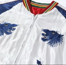 画像12: TAILOR TOYO (テーラー東洋) Mid 1950s Style Acetate Souvenir Jacket “EAGLE” × “BLUE TIGER” (12)