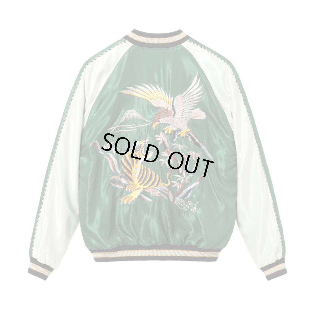 画像3: TAILOR TOYO (テーラー東洋) Mid 1950s Style Acetate Souvenir Jacket “EAGLE & TIGER” × “ROARING TIGER” (3)