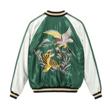 画像3: TAILOR TOYO (テーラー東洋) Mid 1950s Style Acetate Souvenir Jacket “EAGLE & TIGER” × “ROARING TIGER” (3)