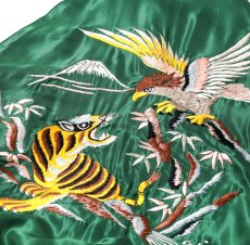 画像6: TAILOR TOYO (テーラー東洋) Mid 1950s Style Acetate Souvenir Jacket “EAGLE & TIGER” × “ROARING TIGER” (6)
