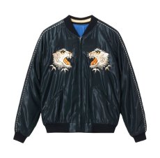画像2: TAILOR TOYO (テーラー東洋) Mid 1950s Style Acetate Souvenir Jacket “WHITE TIGER” × “GOLD DRAGON” (2)