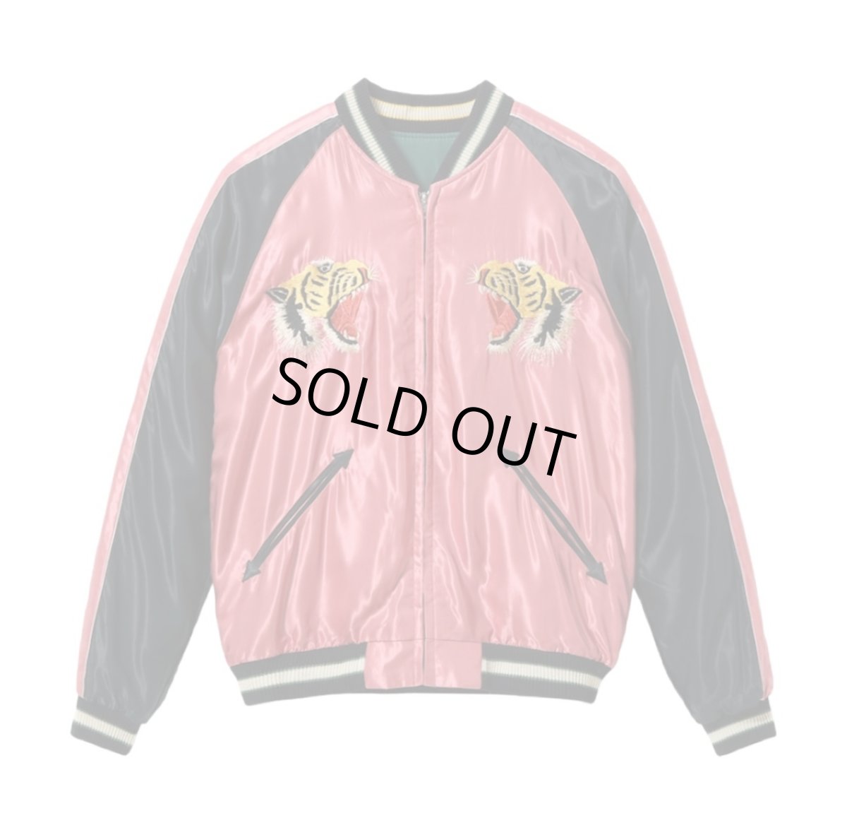 画像4: TAILOR TOYO (テーラー東洋) Mid 1950s Style Acetate Souvenir Jacket “EAGLE & TIGER” × “ROARING TIGER” (4)