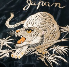 画像6: TAILOR TOYO (テーラー東洋) Mid 1950s Style Acetate Souvenir Jacket “WHITE TIGER” × “GOLD DRAGON” (6)