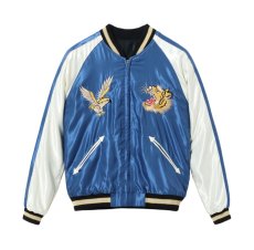 画像4: TAILOR TOYO (テーラー東洋) Mid 1950s Style Acetate Souvenir Jacket “WHITE TIGER” × “GOLD DRAGON” (4)