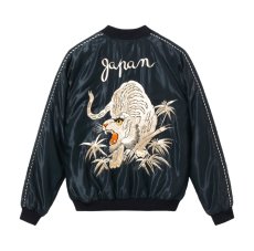 画像3: TAILOR TOYO (テーラー東洋) Mid 1950s Style Acetate Souvenir Jacket “WHITE TIGER” × “GOLD DRAGON” (3)
