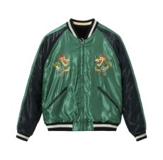 画像4: TAILOR TOYO (テーラー東洋 )Mid 1950s Style Velveteen (Two-tone) × Acetate Souvenir Jacket “TIGER HEAD” × “GOLD DRAGON” (4)