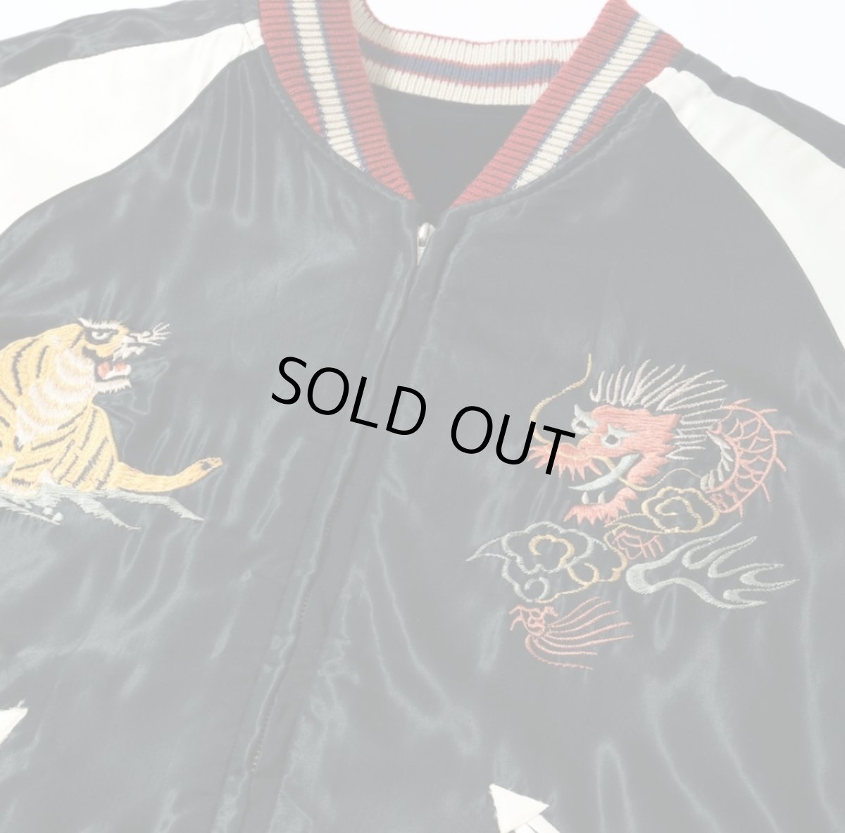 画像11: TAILOR TOYO (テーラー東洋 ) Mid 1950s Style Velveteen (Two-tone) × Acetate Souvenir Jacket “WHITE DRAGON” × “EAGLE”  (11)