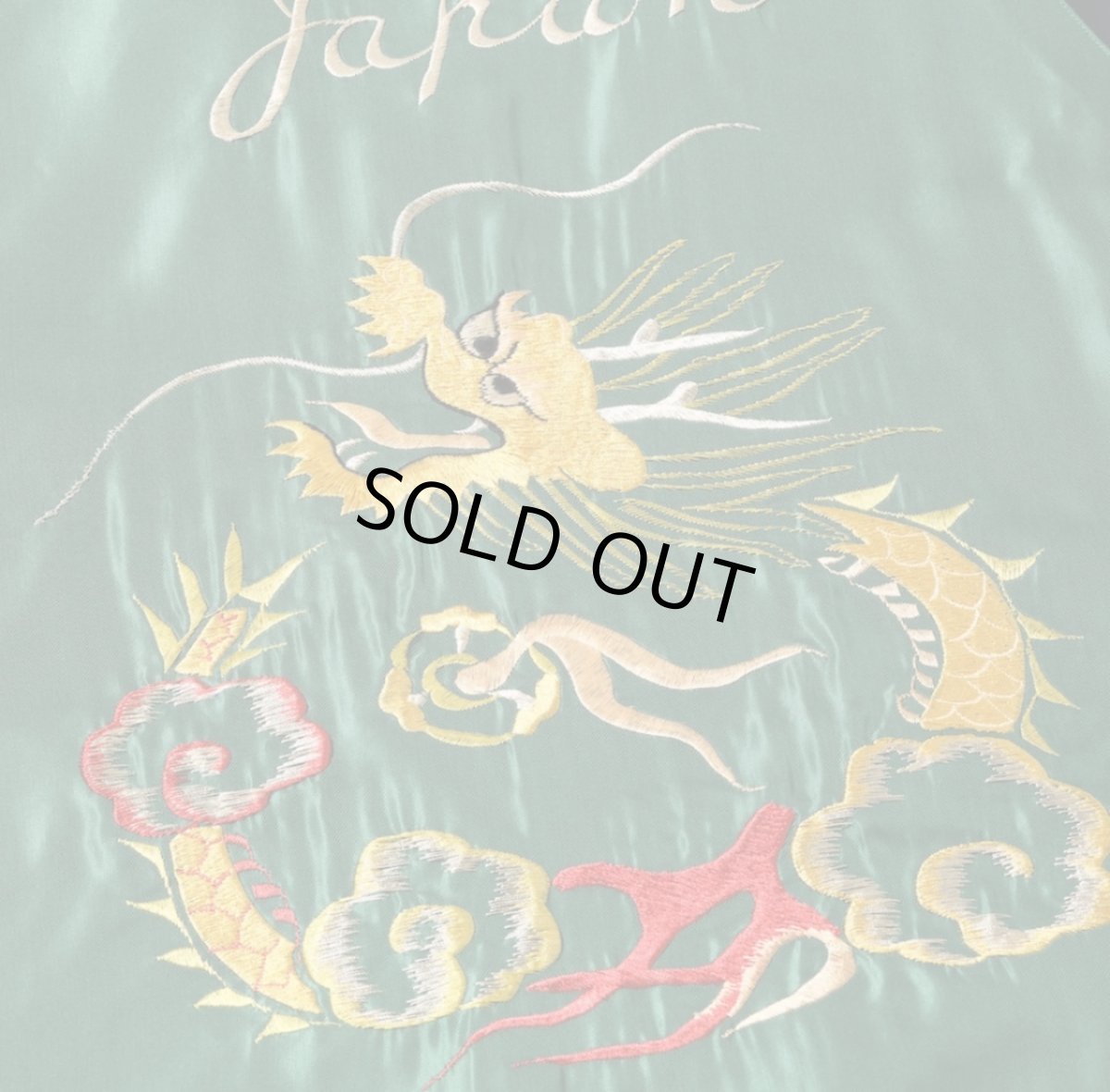 画像11: TAILOR TOYO (テーラー東洋 )Mid 1950s Style Velveteen (Two-tone) × Acetate Souvenir Jacket “TIGER HEAD” × “GOLD DRAGON” (11)