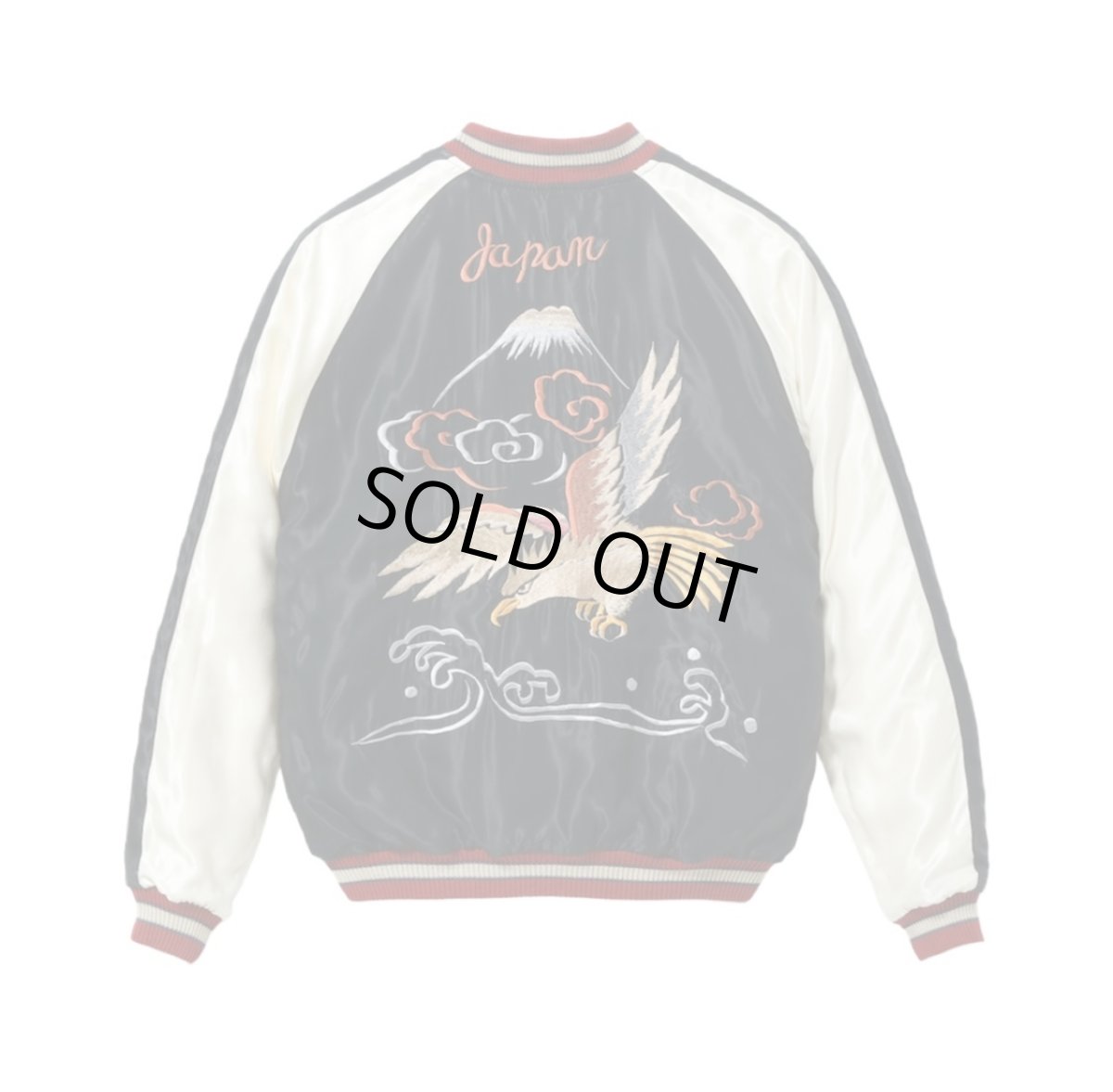 画像5: TAILOR TOYO (テーラー東洋 ) Mid 1950s Style Velveteen (Two-tone) × Acetate Souvenir Jacket “WHITE DRAGON” × “EAGLE”  (5)