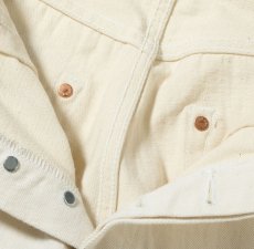 画像6: SUGAR CANE (シュガーケーン) 13oz. WHITE DENIM “1947 MODEL” (REGULAR STRAIGHT) (6)
