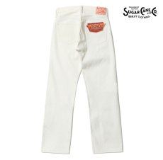 画像1: SUGAR CANE (シュガーケーン) 13oz. WHITE DENIM “1947 MODEL” (REGULAR STRAIGHT) (1)