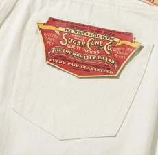 画像10: SUGAR CANE (シュガーケーン) 13oz. WHITE DENIM “1947 MODEL” (REGULAR STRAIGHT) (10)