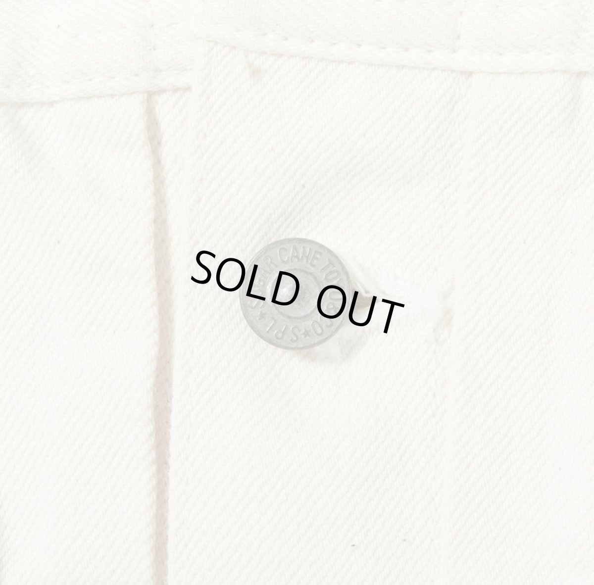 画像4: SUGAR CANE(シュガーケーン) 13oz. WHITE DENIM JACKET 1953 MODEL (4)