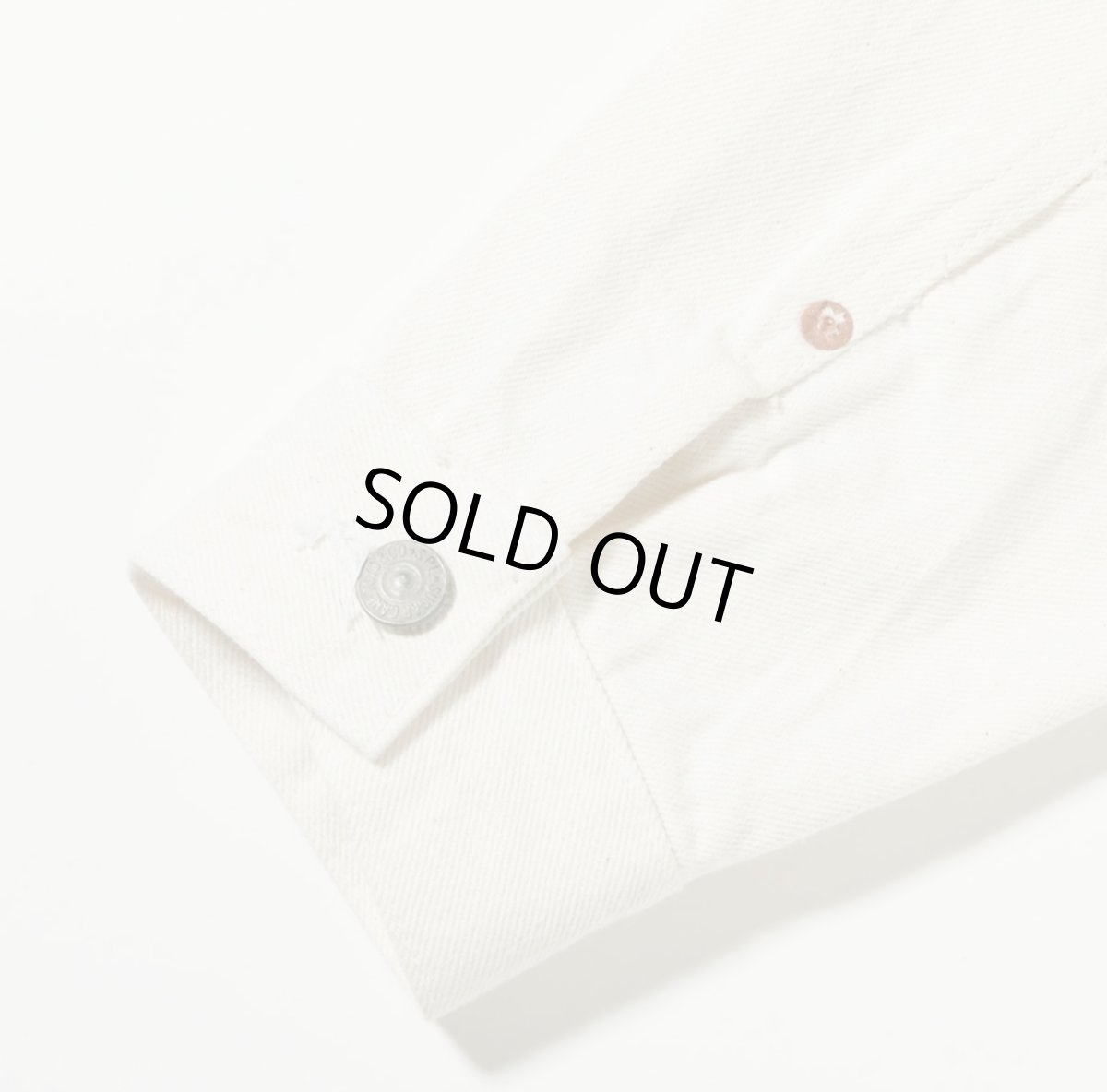 画像8: SUGAR CANE(シュガーケーン) 13oz. WHITE DENIM JACKET 1953 MODEL (8)