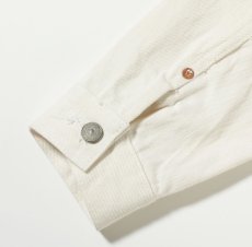 画像8: SUGAR CANE(シュガーケーン) 13oz. WHITE DENIM JACKET 1953 MODEL (8)