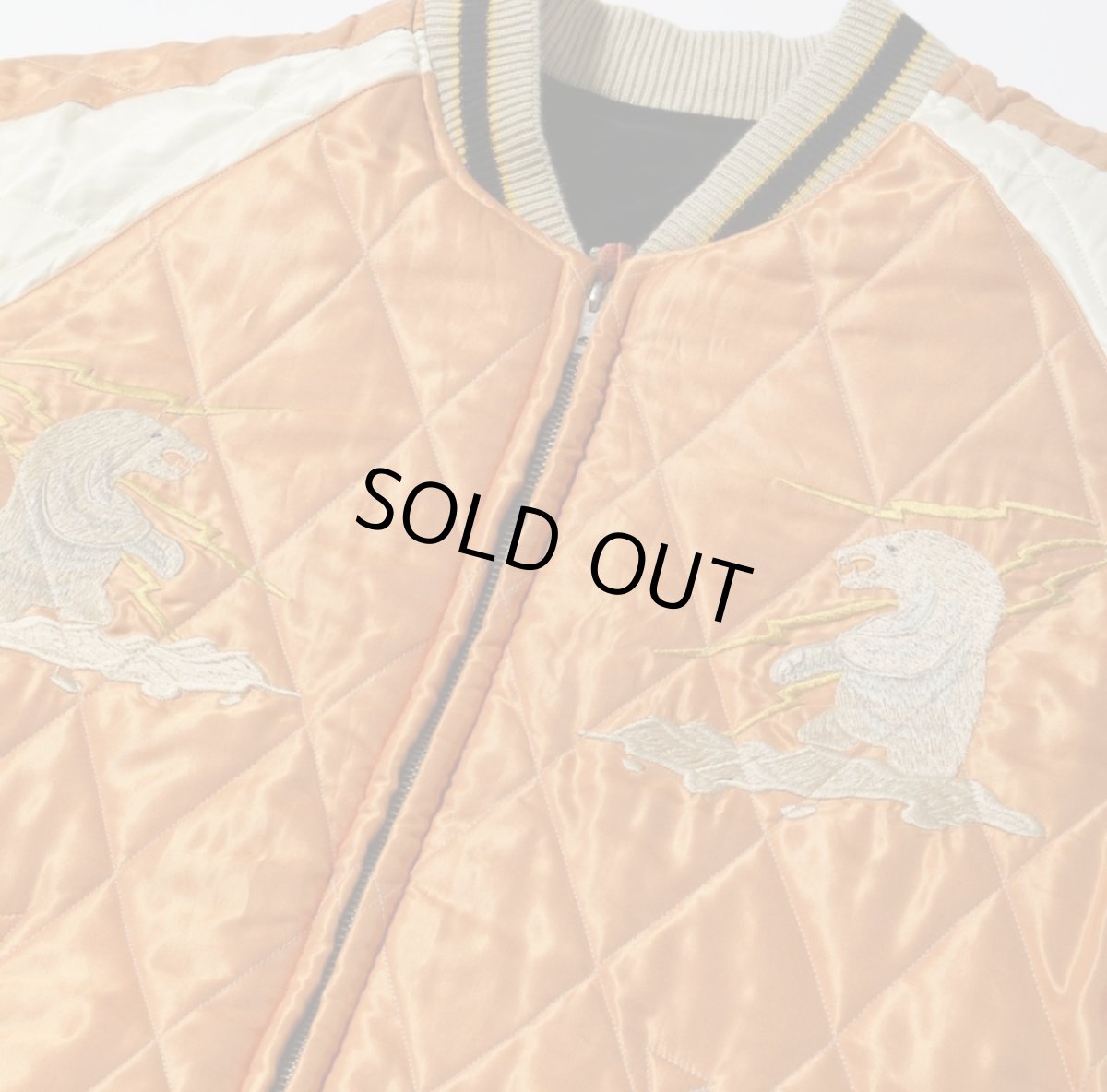 画像13: TAILOR TOYO (テーラー東洋 ) Late 1950s Style Velveteen Souvenir Jacket “POLAR BEAR” × “ALASKA MAP” (13)