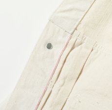 画像7: SUGAR CANE(シュガーケーン) 13oz. WHITE DENIM JACKET 1953 MODEL (7)