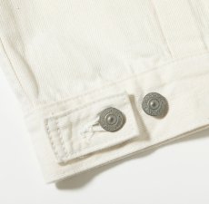 画像9: SUGAR CANE(シュガーケーン) 13oz. WHITE DENIM JACKET 1953 MODEL (9)