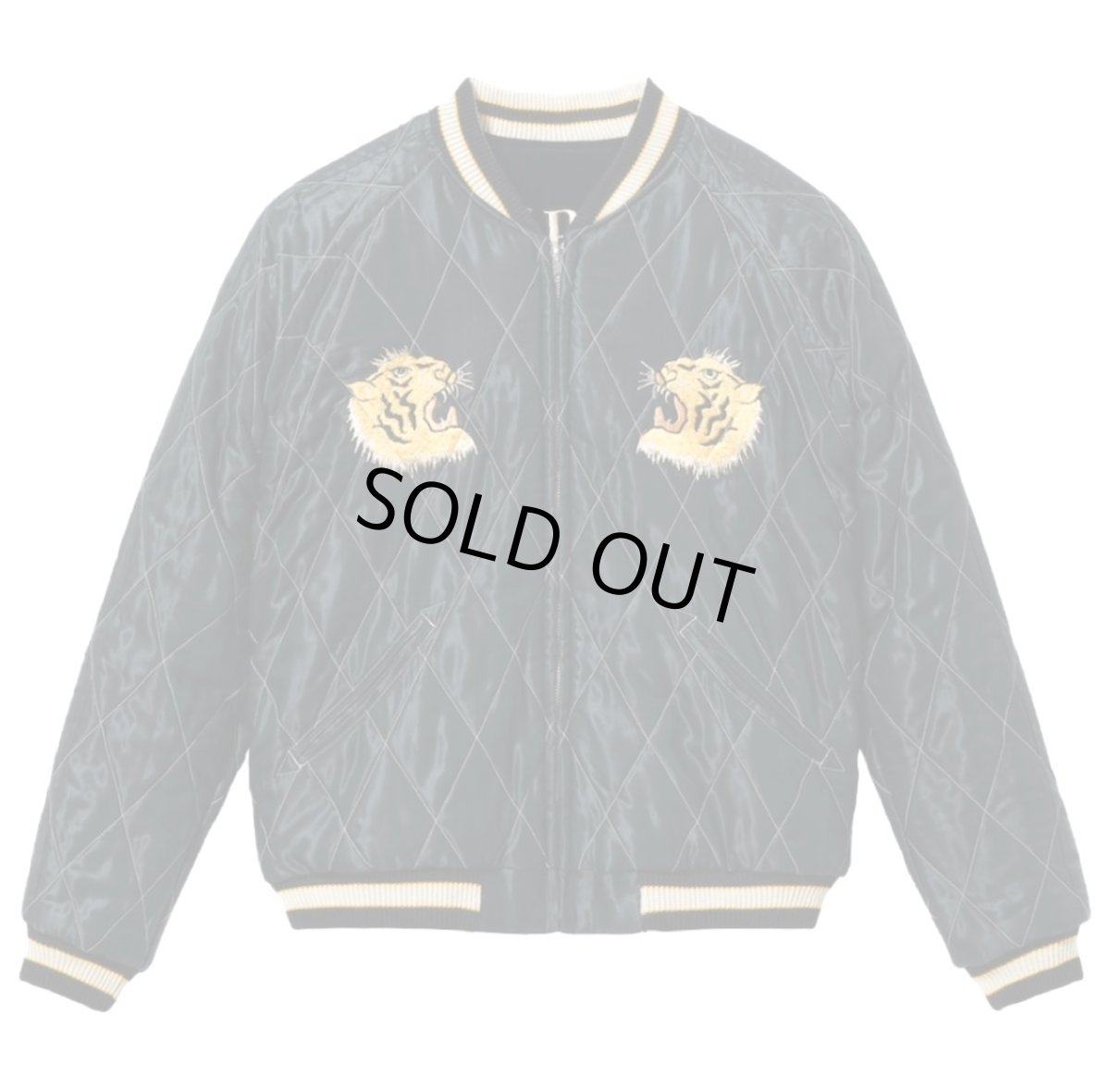 画像4: TAILOR TOYO (テーラー東洋 )  Mid 1950s Style Velveteen Souvenir Jacket “ROARING TIGER” × “JAPAN MAP” (4)