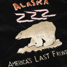 画像6: TAILOR TOYO (テーラー東洋 ) Late 1950s Style Velveteen Souvenir Jacket “POLAR BEAR” × “ALASKA MAP” (6)