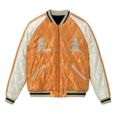 画像4: TAILOR TOYO (テーラー東洋 ) Late 1950s Style Velveteen Souvenir Jacket “POLAR BEAR” × “ALASKA MAP” (4)