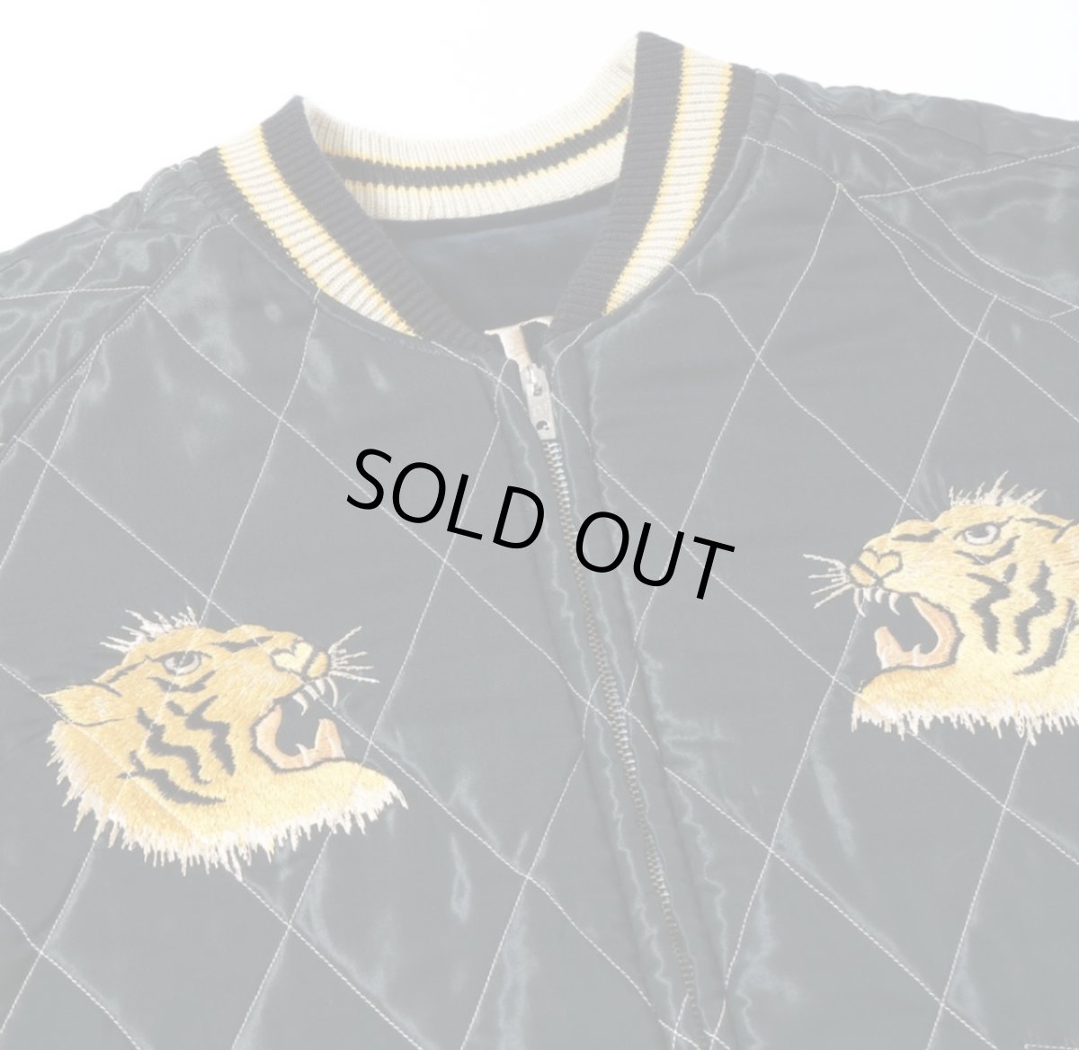 画像12: TAILOR TOYO (テーラー東洋 )  Mid 1950s Style Velveteen Souvenir Jacket “ROARING TIGER” × “JAPAN MAP” (12)