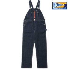 画像1: SUGAR CANE (シュガーケーン) HEADLIGHT 11oz. BLUE DENIM LOW BACK OVERALLS (1)