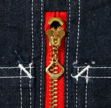 画像7: SUGAR CANE (シュガーケーン) HEADLIGHT 11oz. BLUE DENIM LOW BACK OVERALLS (7)