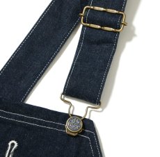画像3: SUGAR CANE (シュガーケーン) HEADLIGHT 11oz. BLUE DENIM LOW BACK OVERALLS (3)