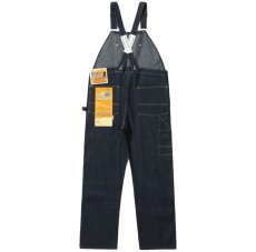 画像2: SUGAR CANE (シュガーケーン) HEADLIGHT 11oz. BLUE DENIM LOW BACK OVERALLS (2)