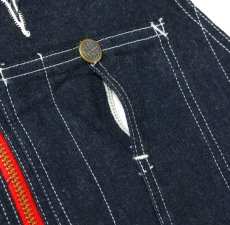 画像8: SUGAR CANE (シュガーケーン) HEADLIGHT 11oz. BLUE DENIM LOW BACK OVERALLS (8)