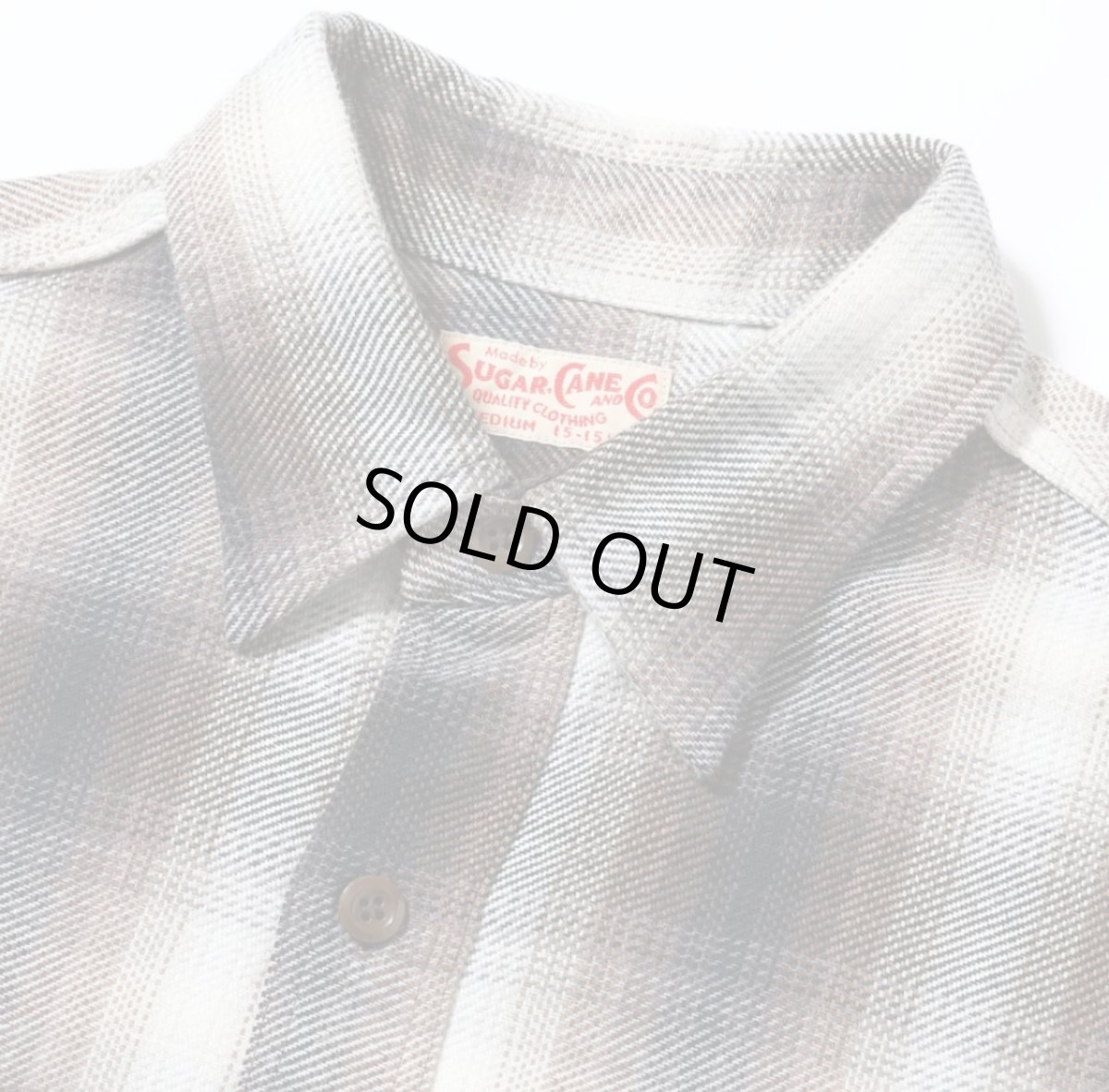 画像6: SUGAR CANE (シュガーケーン) TWILL CHECK WORK SHIRT (6)