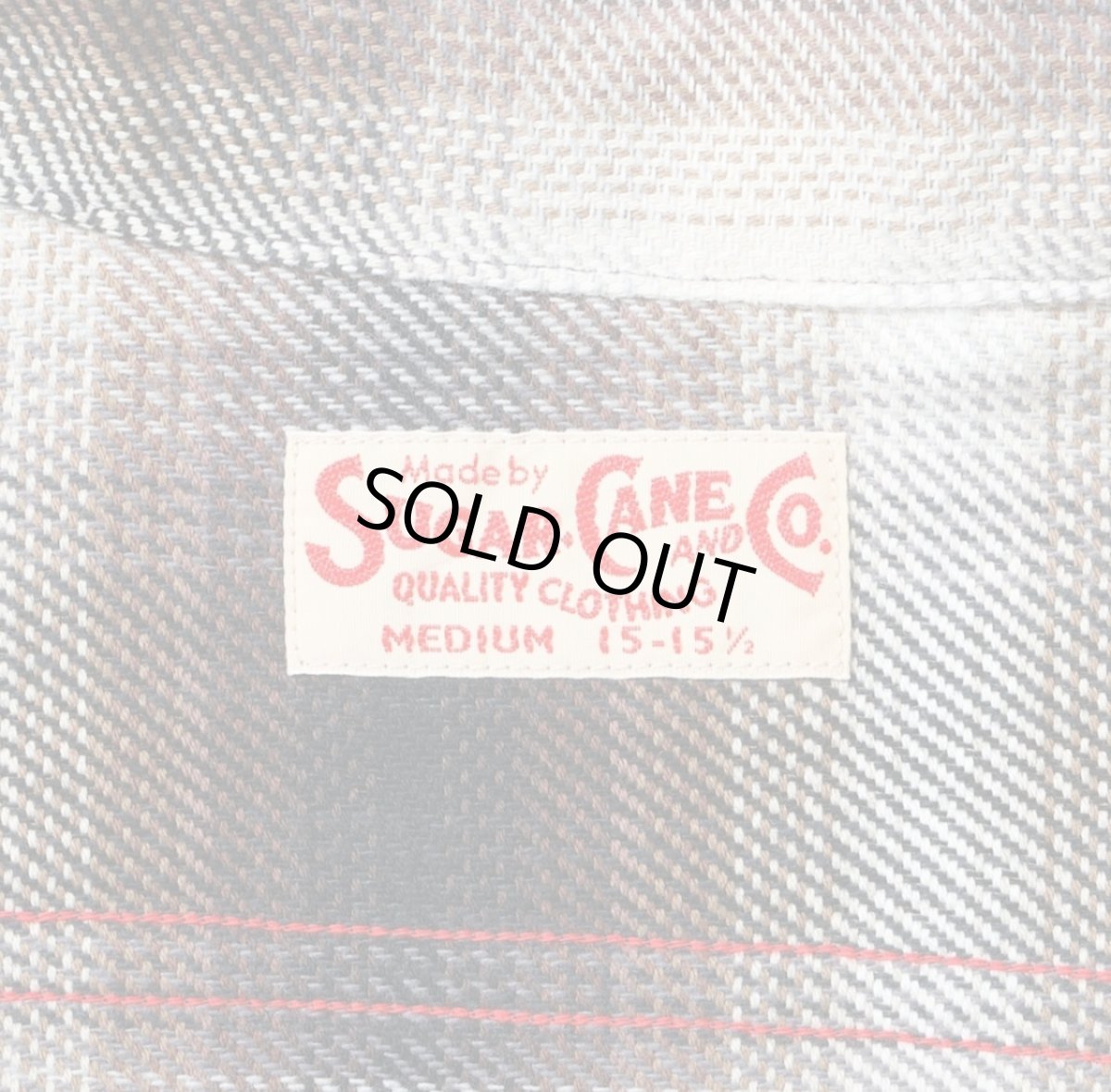 画像5: SUGAR CANE (シュガーケーン) TWILL CHECK WORK SHIRT (5)