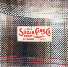 画像5: SUGAR CANE (シュガーケーン) TWILL CHECK WORK SHIRT (5)