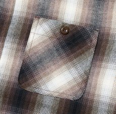 画像8: SUGAR CANE (シュガーケーン) TWILL CHECK WORK SHIRT (8)