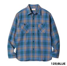 画像3: SUGAR CANE (シュガーケーン) TWILL CHECK WORK SHIRT (3)