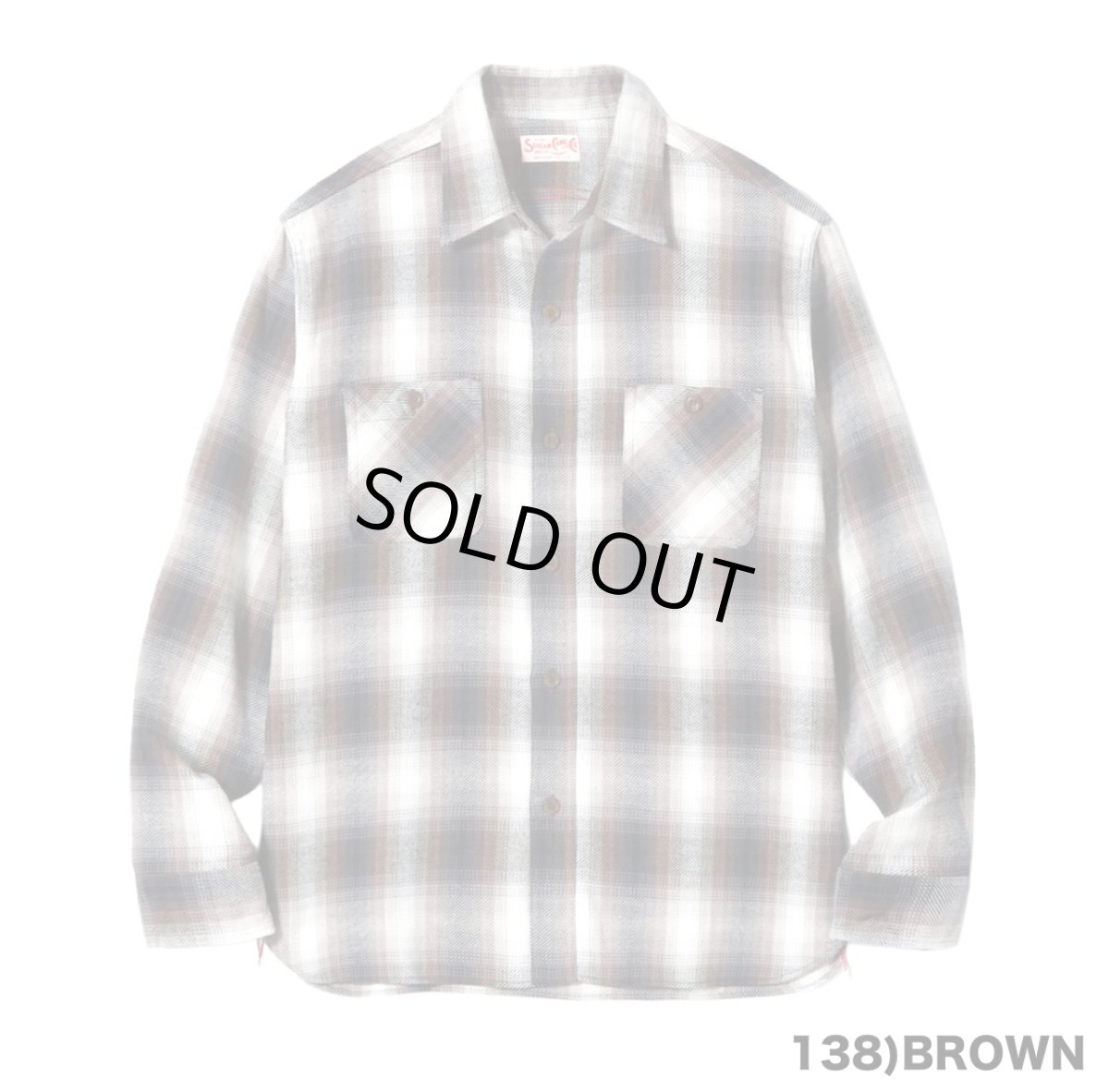 画像4: SUGAR CANE (シュガーケーン) TWILL CHECK WORK SHIRT (4)