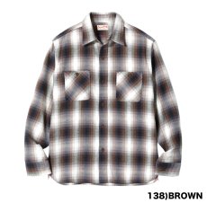画像4: SUGAR CANE (シュガーケーン) TWILL CHECK WORK SHIRT (4)
