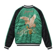 画像5: TAILOR TOYO (テーラー東洋 ) Mid 1950s Style Velveteen × Acetate Quilted Souvenir Jacket “Stencil Paint” TOYO ENTERPRISE 60th Anniversary Special Edition “TIGER HEAD” × “EAGLE” (5)