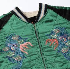 画像13: TAILOR TOYO (テーラー東洋 ) Mid 1950s Style Velveteen × Acetate Quilted Souvenir Jacket “Stencil Paint” TOYO ENTERPRISE 60th Anniversary Special Edition “TIGER HEAD” × “EAGLE” (13)