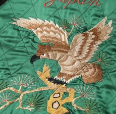 画像12: TAILOR TOYO (テーラー東洋 ) Mid 1950s Style Velveteen × Acetate Quilted Souvenir Jacket “Stencil Paint” TOYO ENTERPRISE 60th Anniversary Special Edition “TIGER HEAD” × “EAGLE” (12)