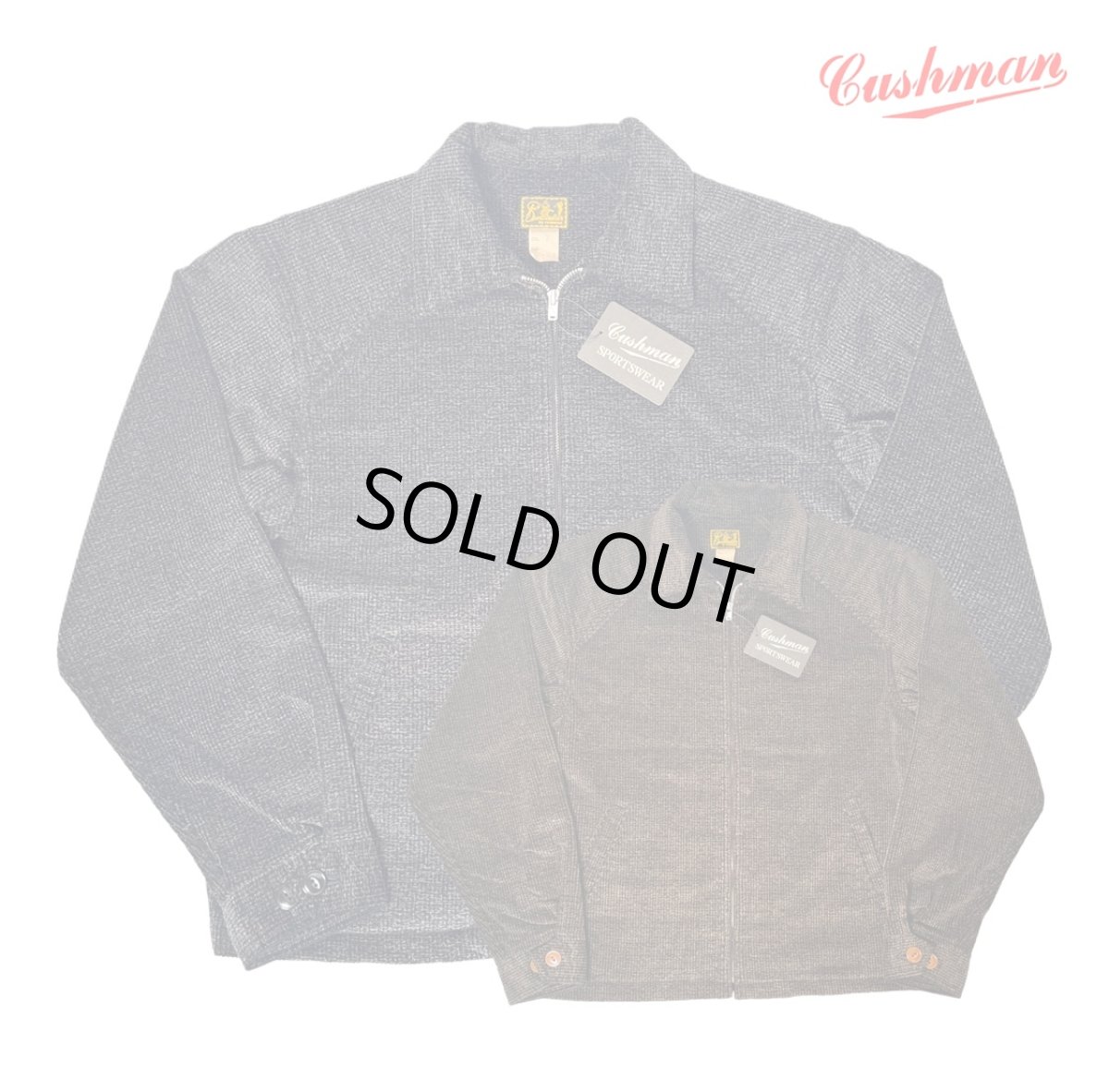 画像1: CUSHMAN (クッシュマン) MIX CORDUROY BLOUSON (1)