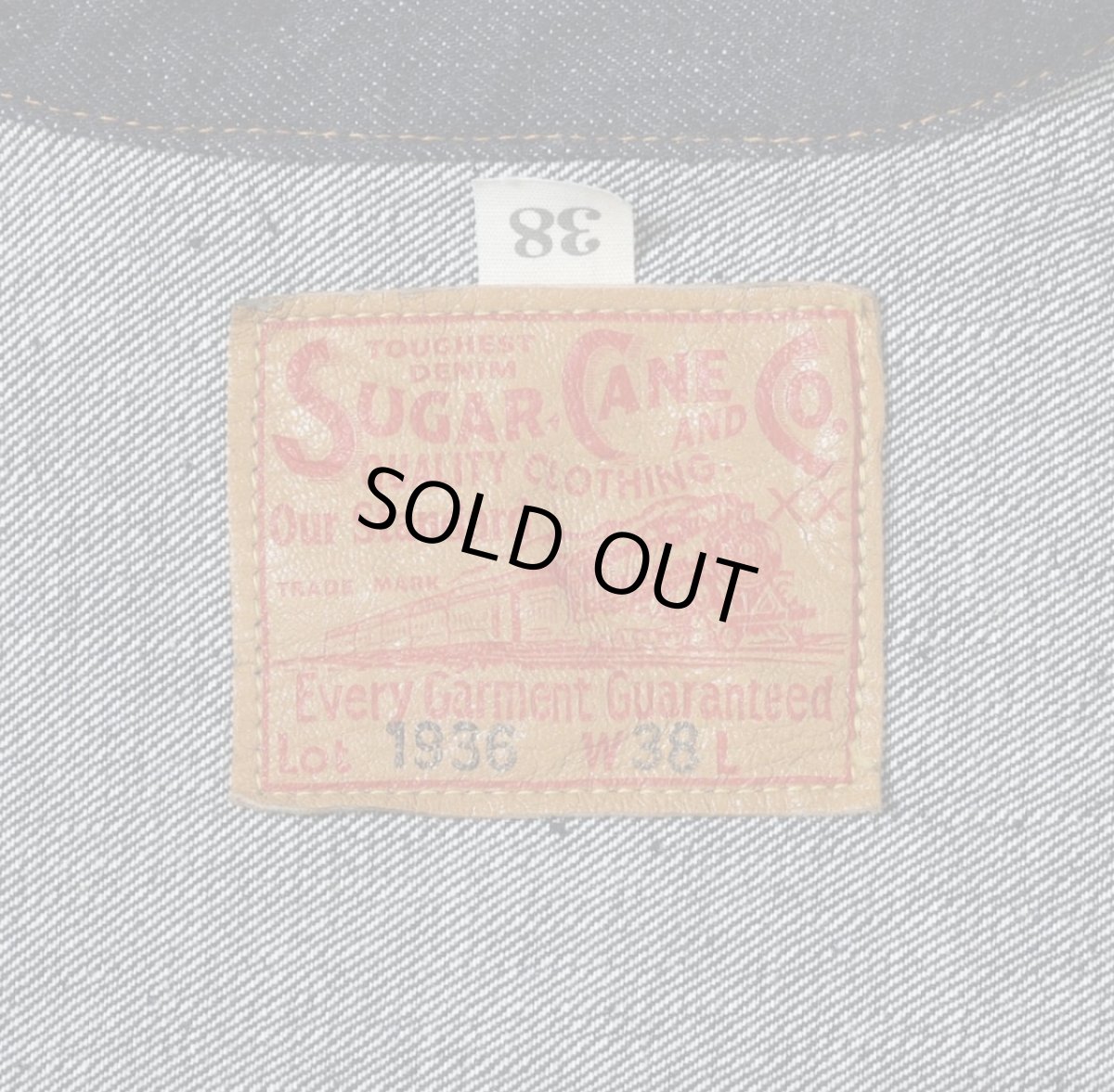 画像4: SUGAR CANE (シュガーケーン) 13oz. DENIM BLOUSE 1936 MODEL (4)