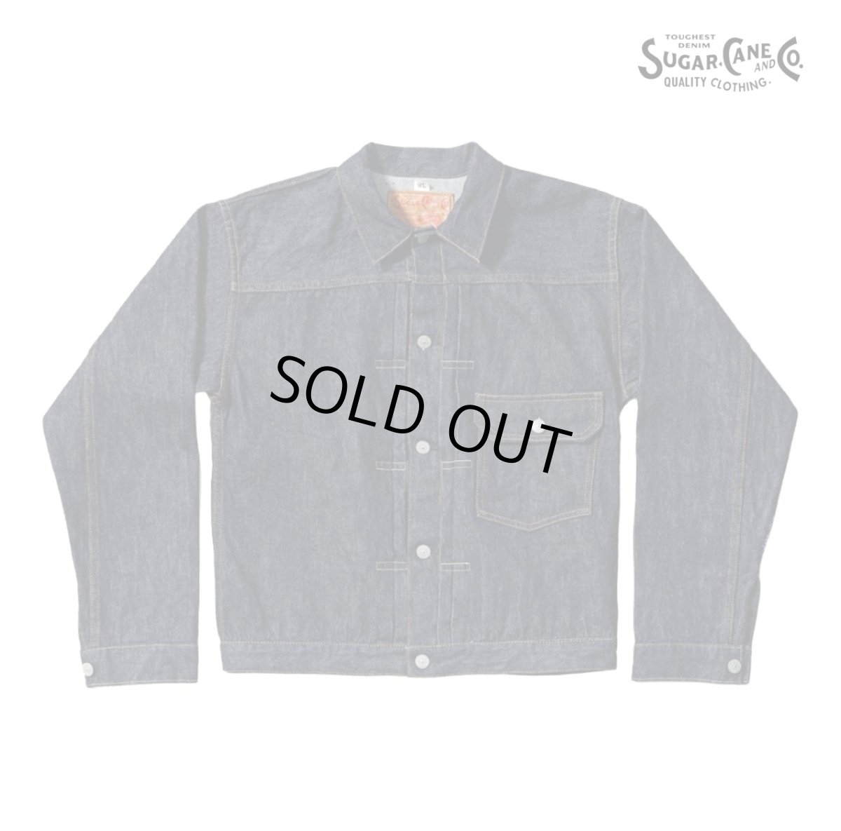 画像1: SUGAR CANE (シュガーケーン) 13oz. DENIM BLOUSE 1936 MODEL (1)