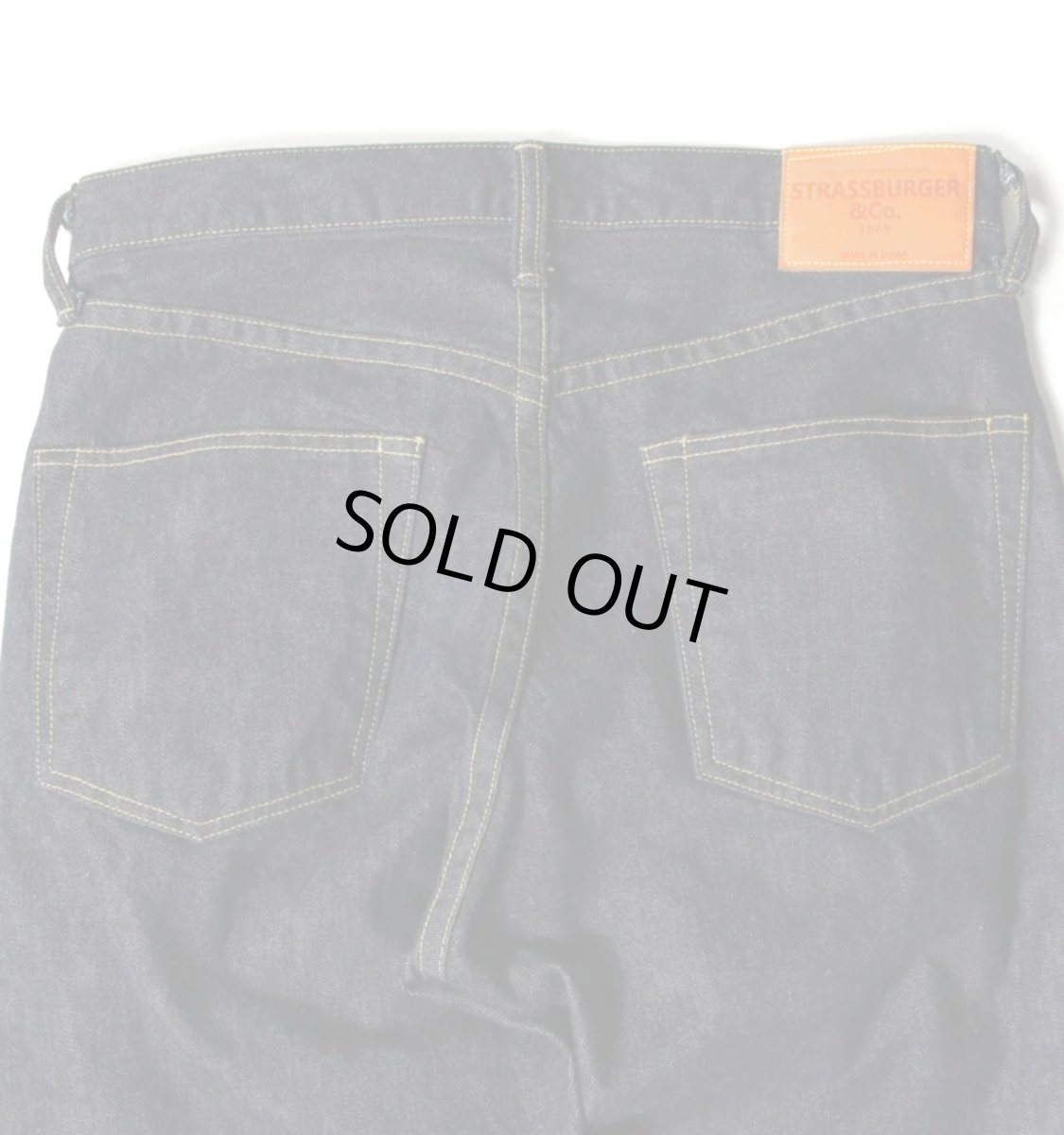 画像13: STRASS BURGER (ストラスバーガー) JUMBO 14.5oz SELVEDGE VINTAGE STRAIGHT JEAN (13)