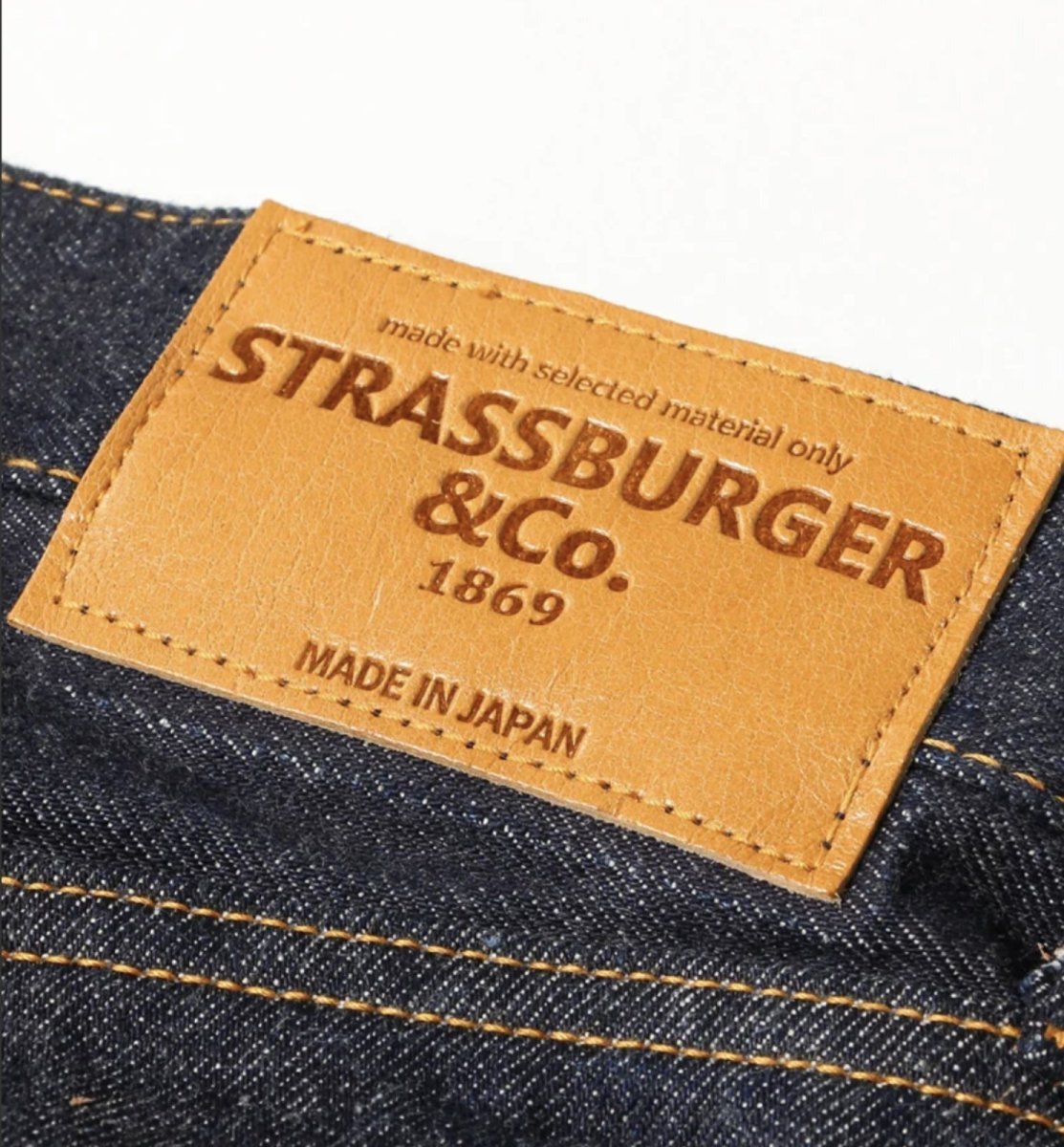 画像4: STRASS BURGER (ストラスバーガー) JUMBO 14.5oz SELVEDGE VINTAGE STRAIGHT JEAN (4)